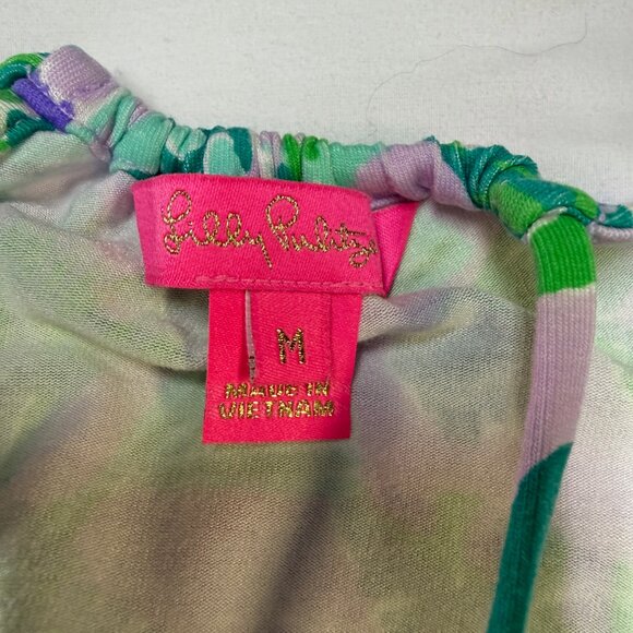 Lilly Pulitzer Gianni Skort Romper Purple Iris on the Chase M EUC - Picture 8 of 13